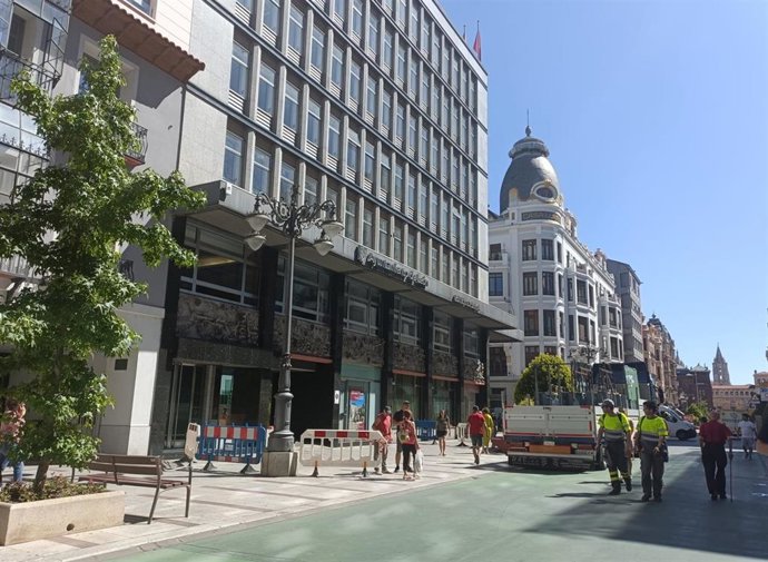 Sede del Ayuntamiento de León, en Ordoño II.