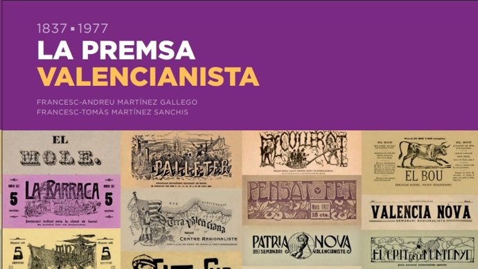 Portada del libro 'La premsa valencianista'