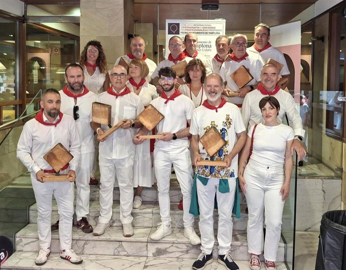 Imagen de la entrega de los premios.