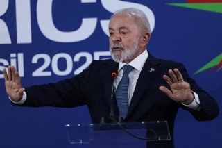 Luiz Inácio Lula da Silva, presidente de Brasil.