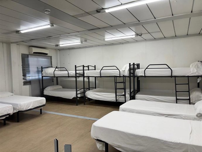 Instalaciones del Ala de Baja Exigencia de Cáritas Córdoba.