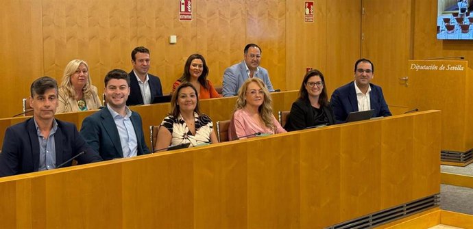 El grupo popular de la Diputación de Sevilla.