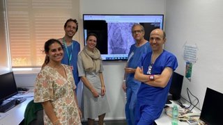 El H.U. Fundación Jiménez Díaz realiza un innovador implante de válvula aórtica percutánea