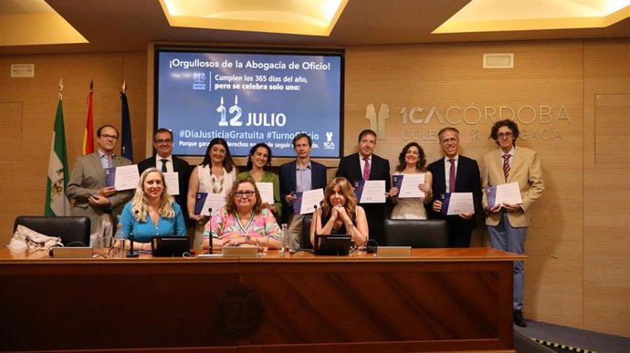 La Abogacía de Córdoba celebra el Día de la Justicia Gratuita.