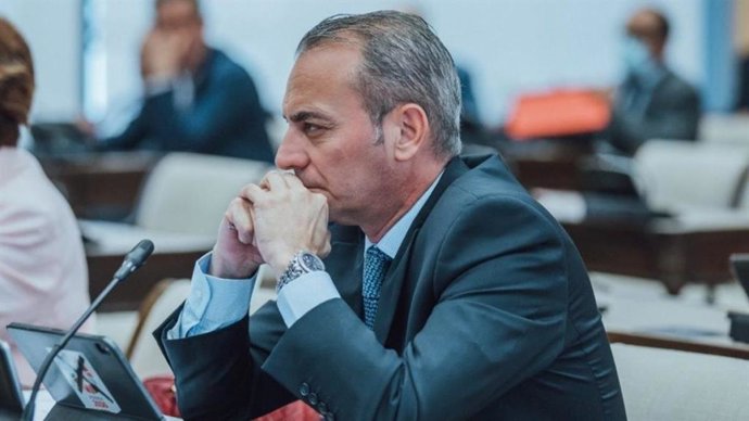 El diputado nacional de Vox por la provincia de Huelva, Tomás Fernández Ríos.