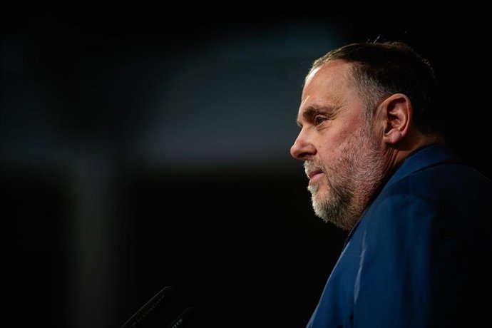 Archivo - El presidente de ERC, Oriol Junqueras, en una imagen de archivo