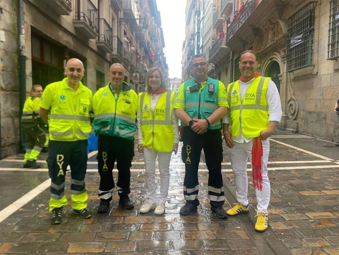 Atenciones de DYA Navarra este sábado.