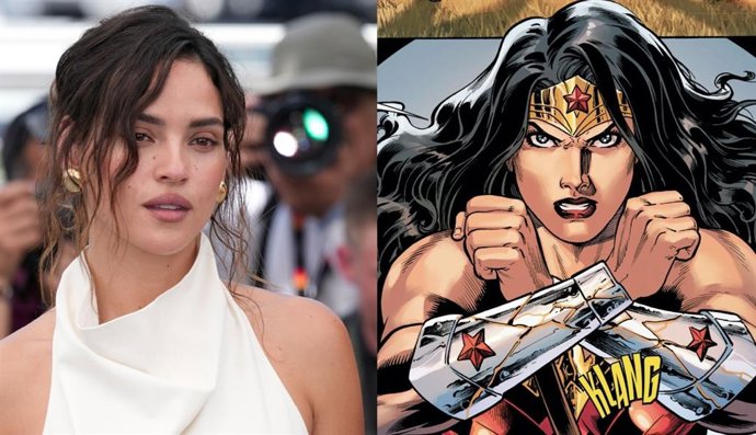 Así luce Adria Arjona como Wonder Woman... En un increíble fan-art del DCU