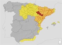 L'UME es desplega a Aragó després de l'alerta vermella per pluges fortes a la Ribera de l'Ebre (Saragossa)