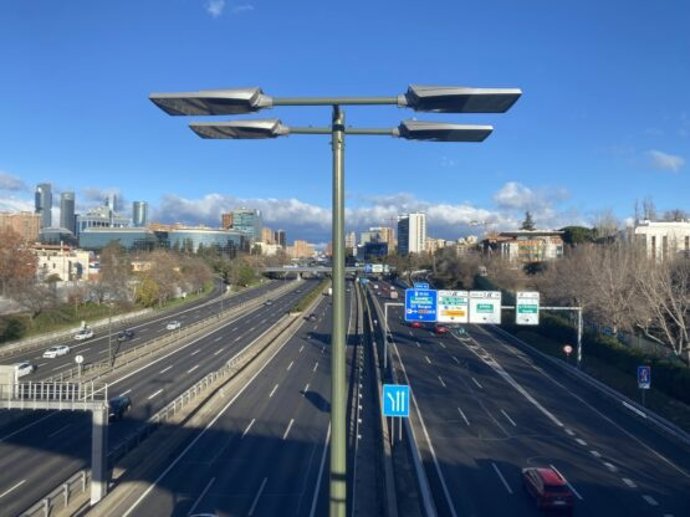 M-30 dirección trenzado norte