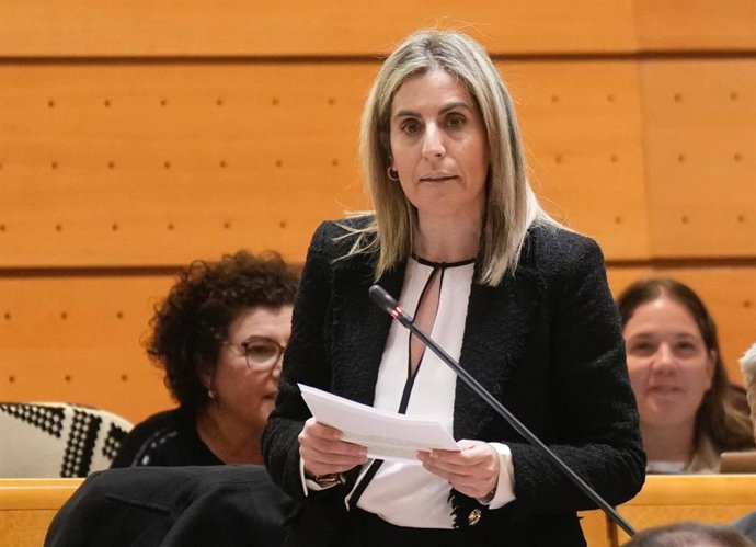 Archivo - La senadora del Partido Popular de Jaén y presidenta del PP de Linares, Mariola Aranda, en una imagen de archiva. 