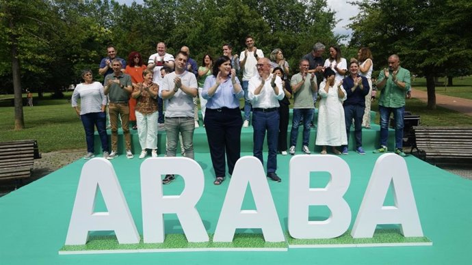Acto del PNV en Amurrio (Álava)