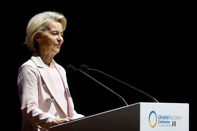 La presidenta de la Comisión Europea, Ursula von der Leyen 