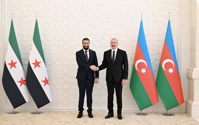 Ahmed al Shara e Ilham Aliyev