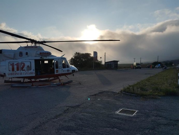 Helicóptero del Gobierno de Cantabria.-ARCHIVO