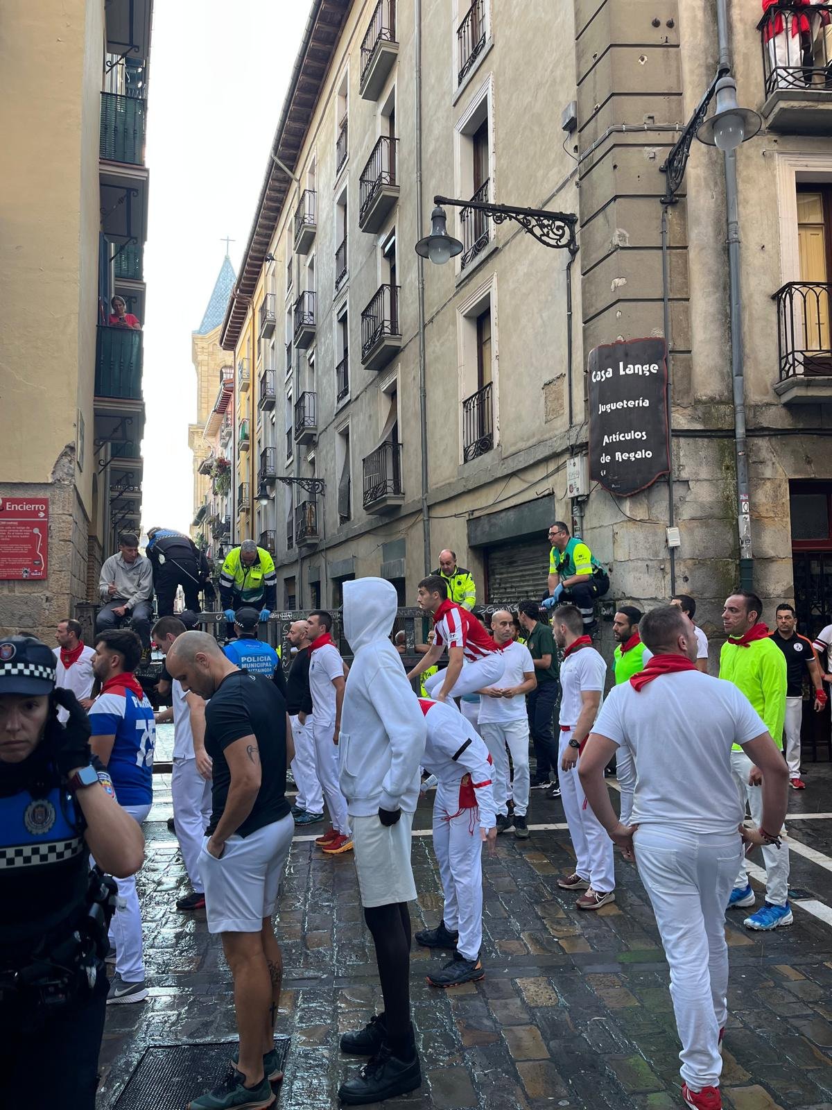 Un joven de 19 años de Guadalajara, entre las 179 personas heridas en la séptima jornada de los Sanfermines