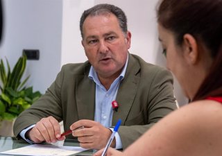 El presidente de la Diputación de Huelva, David Toscano, en la enteista concedida a Europa Press.