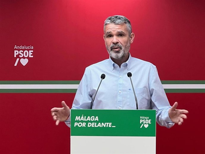 El secretario de organización del PSOE de Málaga, José Bernal