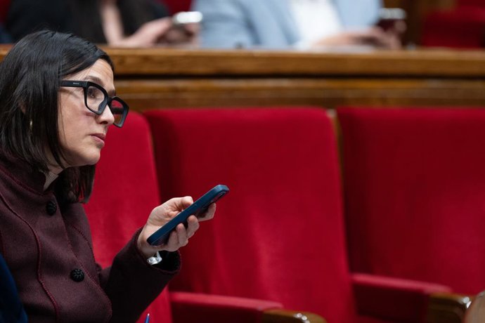 Archivo - La consellera d'Interior de la Generalitat, Núria Parlon