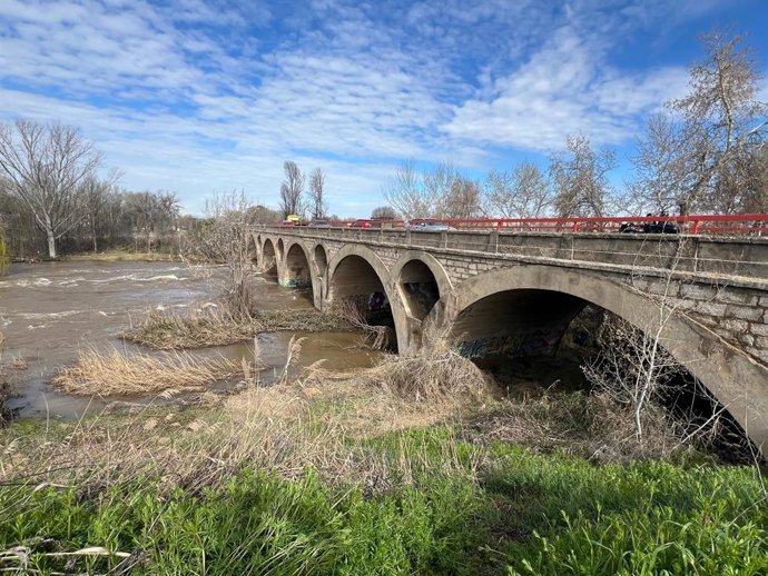 Nuevo puente de Zulema, sobre el río Henares, que comunica los municipios de Alcalá de Henares y Villalbilla, en la Comunidad de Madrid, el 13 de julio de 2025.