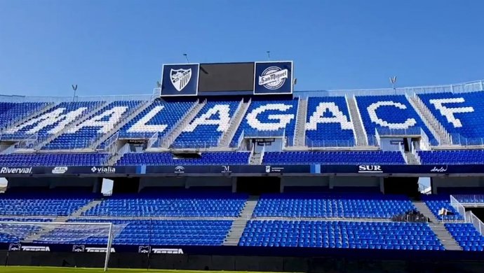 Archivo - Estadio de La Rosaleda