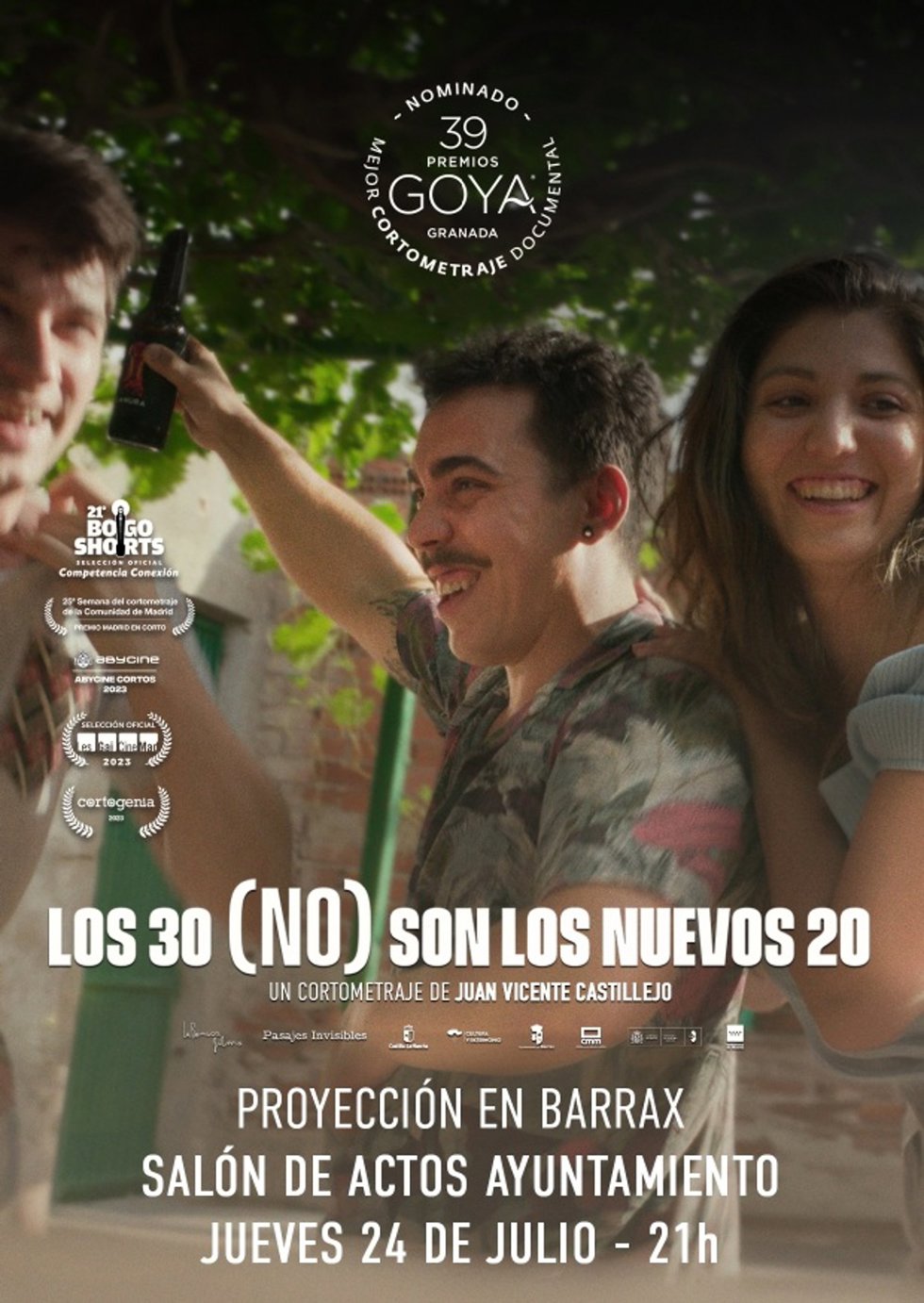 Cartel de 'Los 30 (no) son los nuevos 20'.