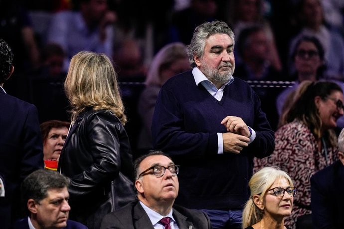 Archivo - Jose Manuel Rodriguez Uribes, President of Superior Sports Council CSD, is seen during the Davis Cup 2024 tennis match played between Spain and Netherlands at Martin Carpena Pavilion on November 19, 2024, in Malaga, Spain