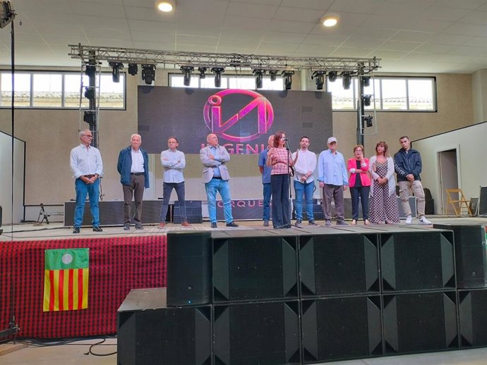 Acto de inauguración en el que ha participado este domingo la vicepresidenta de la DPZ, Teresa Ladrero.