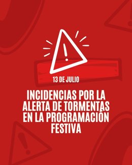 El Ayuntamiento suspende las actividades de la tarde ante la alerta de fuertes lluvias