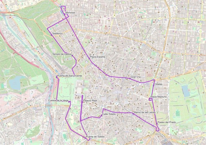 Ruta del Madrid histórico