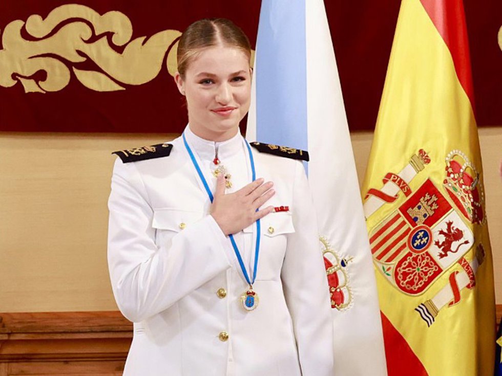 La Princesa Leonor ha recibido este lunes la Medalla de Oro de Galicia 2025