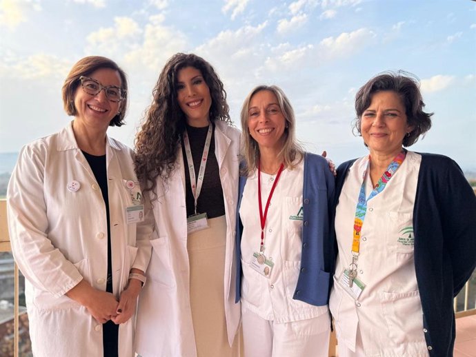 Equipo de la consulta de micropigmentación del Hospital Reina Sofía de Córdoba.