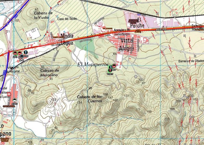 Mapa que recoge el lugar del incendio