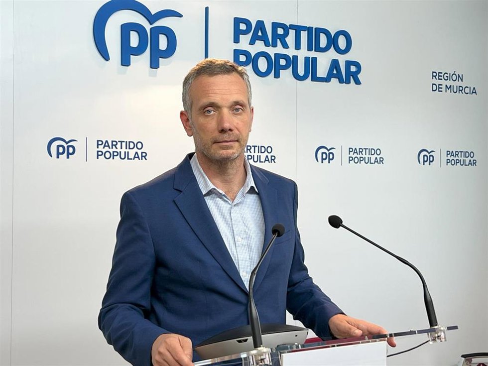 El vicesecretario de Organización, Comunicación y Electoral del Partido Popular de la Región de Murcia Joaquín Segado