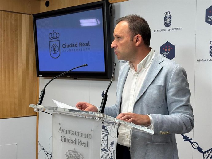 El portavoz del equipo de Gobierno en el Ayuntamiento de Ciudad Real, Guillermo Arroyo.