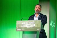 Abascal augura que, tras ceder al "chantaje" de la financiación, Sánchez abrirá la puerta al referéndum en Cataluña