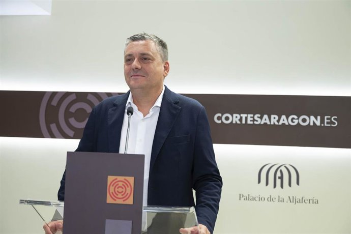 Fernando Sabés, portavoz del PSOE.
