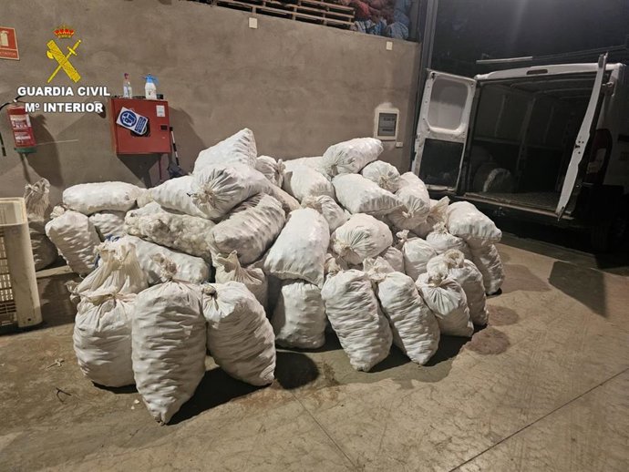 La Guardia Civil detiene a una persona e investigan a otra por 4 delitos de hurto y otro de receptación de ajos.