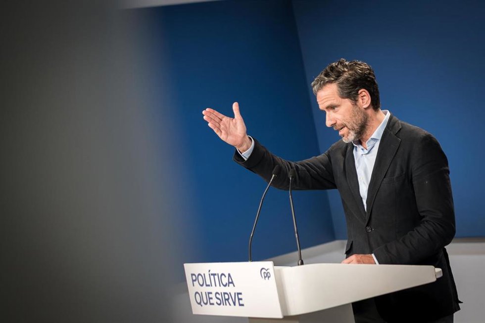 El portavoz del Partido Popular, Borja Sémper.