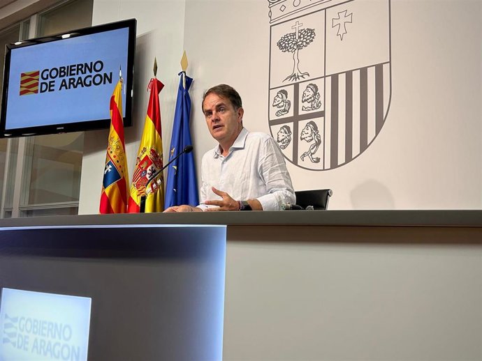 El consejero de Hacienda del Gobierno de Aragón, Roberto Bermúdez de Castro.