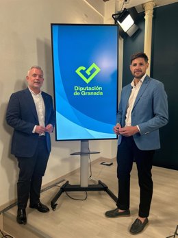 Los diputados de Presidencia y de Deportes de la Diputación de Granada, Nicolás Navarro y Eric Escobedo