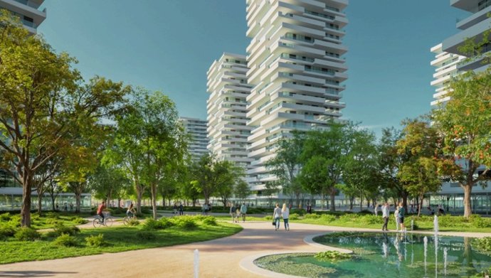 Recreació del futur PAI del Grau de València, presentat este dilluns a l'Ajuntament de la ciutat.