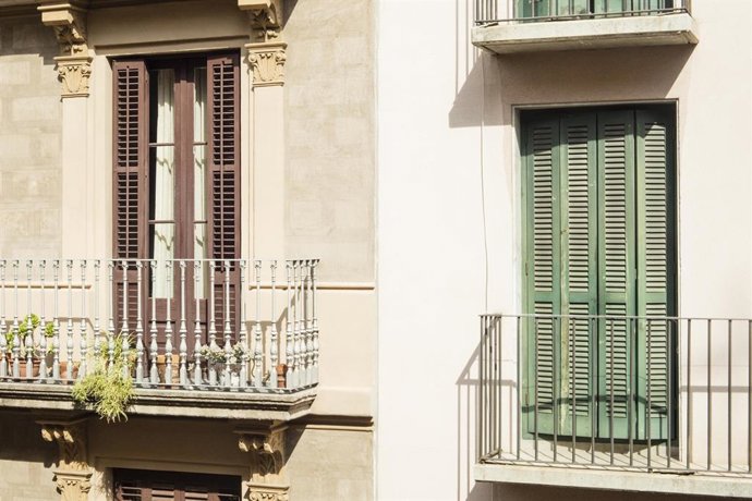 Imatge de recurs d'uns balcons