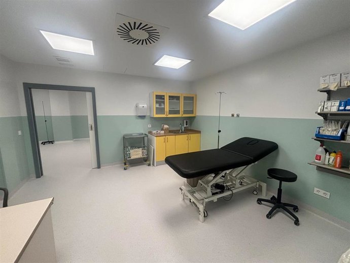 Zona renovada en el servicio de Urgencias de Traumatología del Hospital Universitario Miguel Servet de Zaragoza.