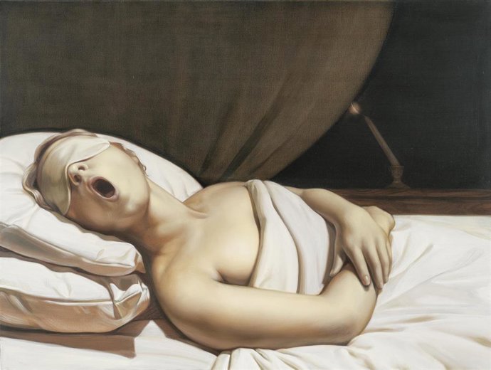 Archivo - El cuadro 'Slumber' de la artista canadiense Anna Weyant.