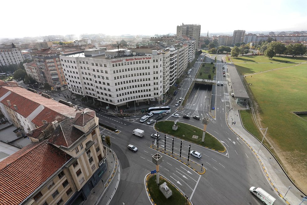 Imagen de una calle de Pamplona