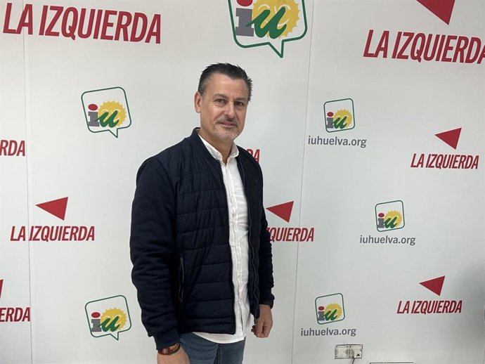 El portavoz de IU en el Ayuntamiento de Trigueros, Gregorio Cruz.