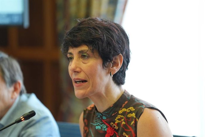 La ministra de Inclusión, Seguridad Social y Migraciones, Elma Saiz. 