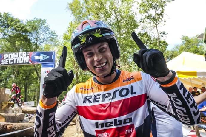 El piloto gallego de trial Gabriel Marcelli (Repsol HRC) logra su primera victoria en el Mundial en Estados Unidos.