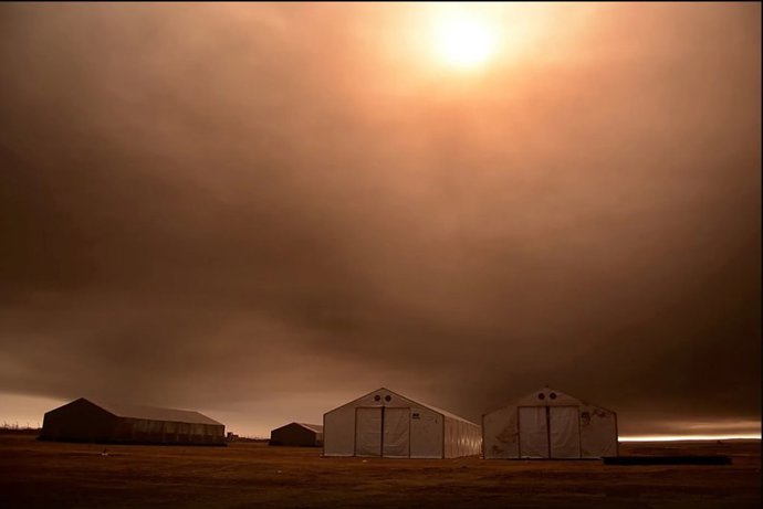Contaminación por los pozos de petróleo incendiados en Irak